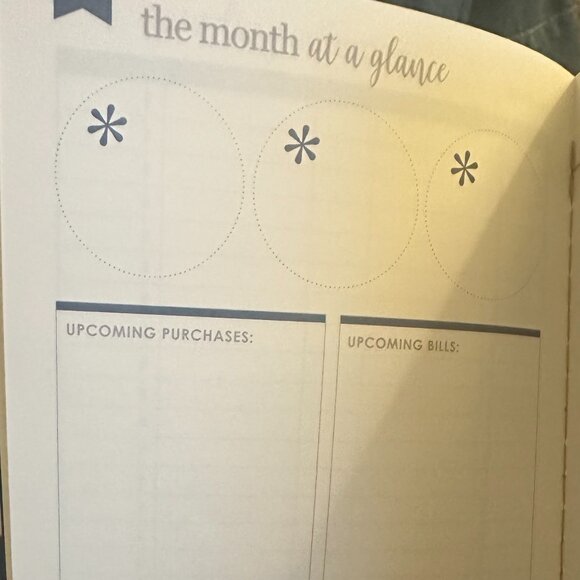 Erin Condren Budget Book • Financial Planner • Sticker Sheet Included - Picture 5 of 6